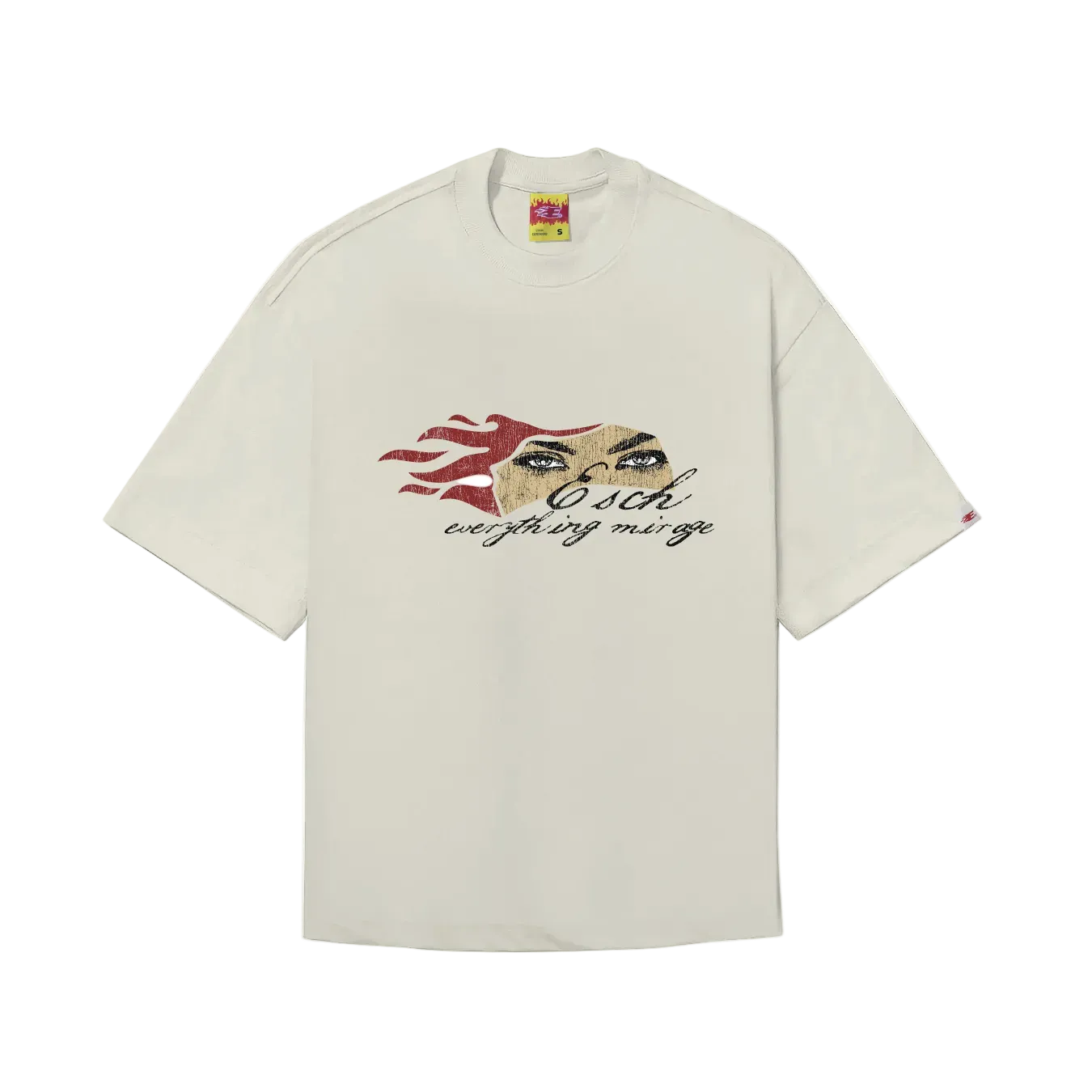 CAMISETA BOXY "MIRAGE" OFF WHITE