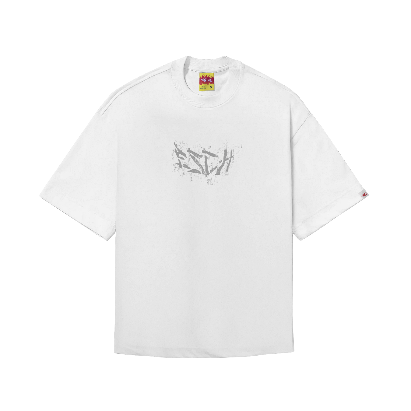 CAMISETA BOXY "ESPANTALHO" BRANCA