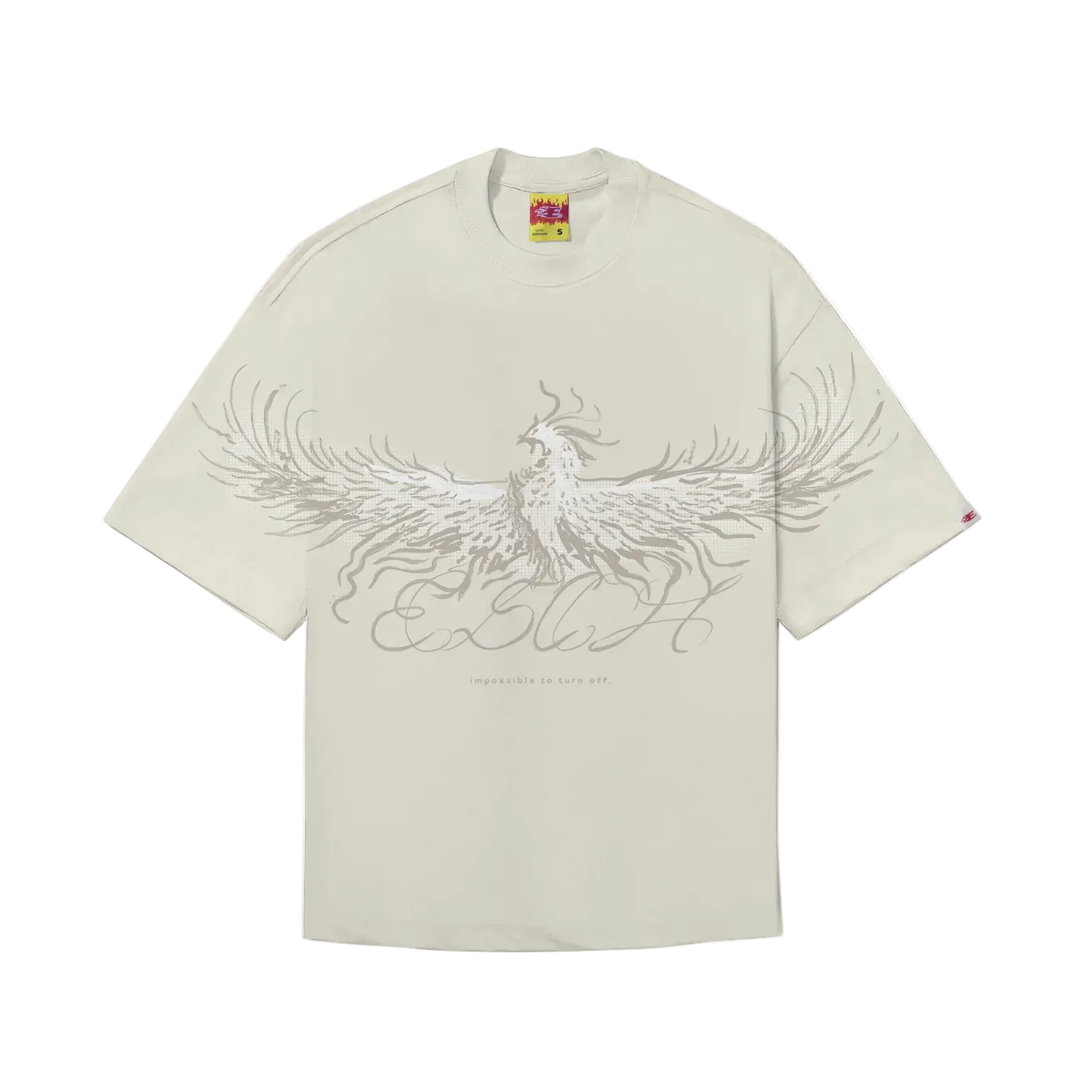 CAMISETA BOXY "FENIX" OFF WHITE