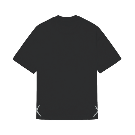 CAMISETA "FLORAL" PRETA