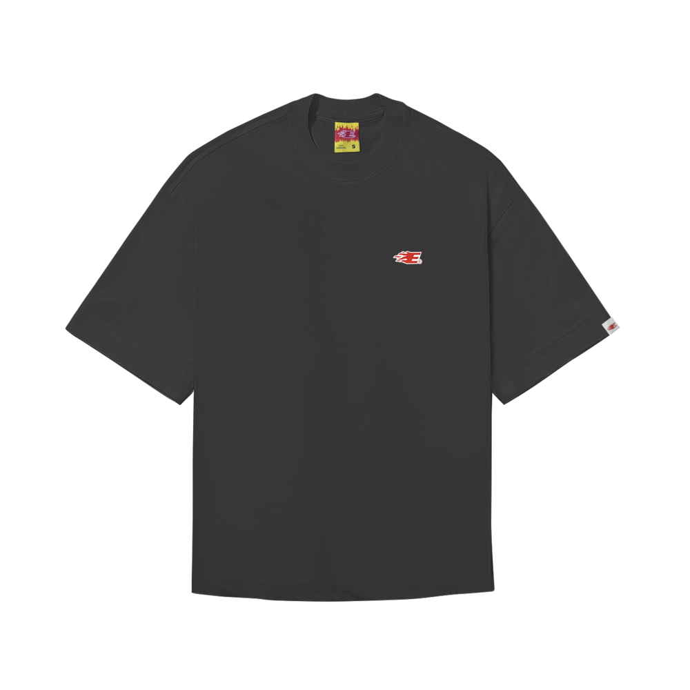 CAMISETA BOXY "ICON" PRETA