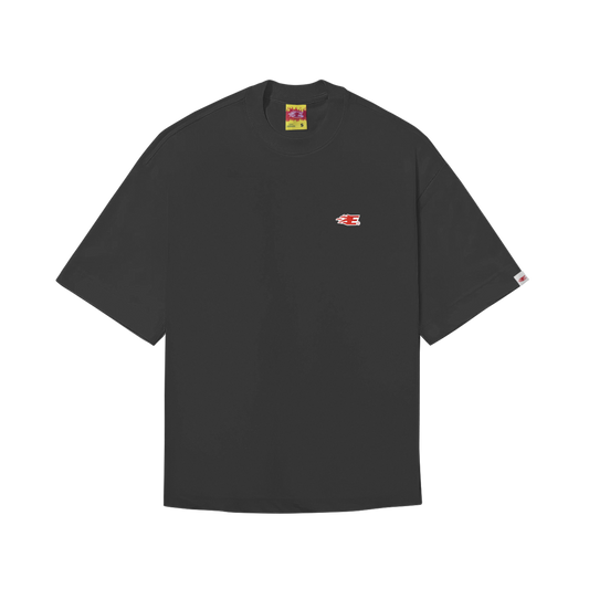 CAMISETA BOXY "ICON" PRETA