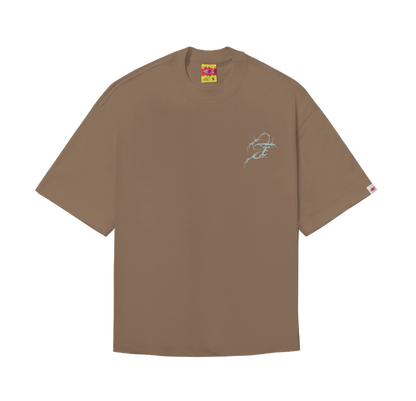 CAMISETA "FARPADO" MARROM