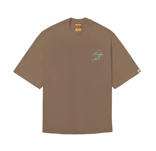 CAMISETA "FARPADO" MARROM