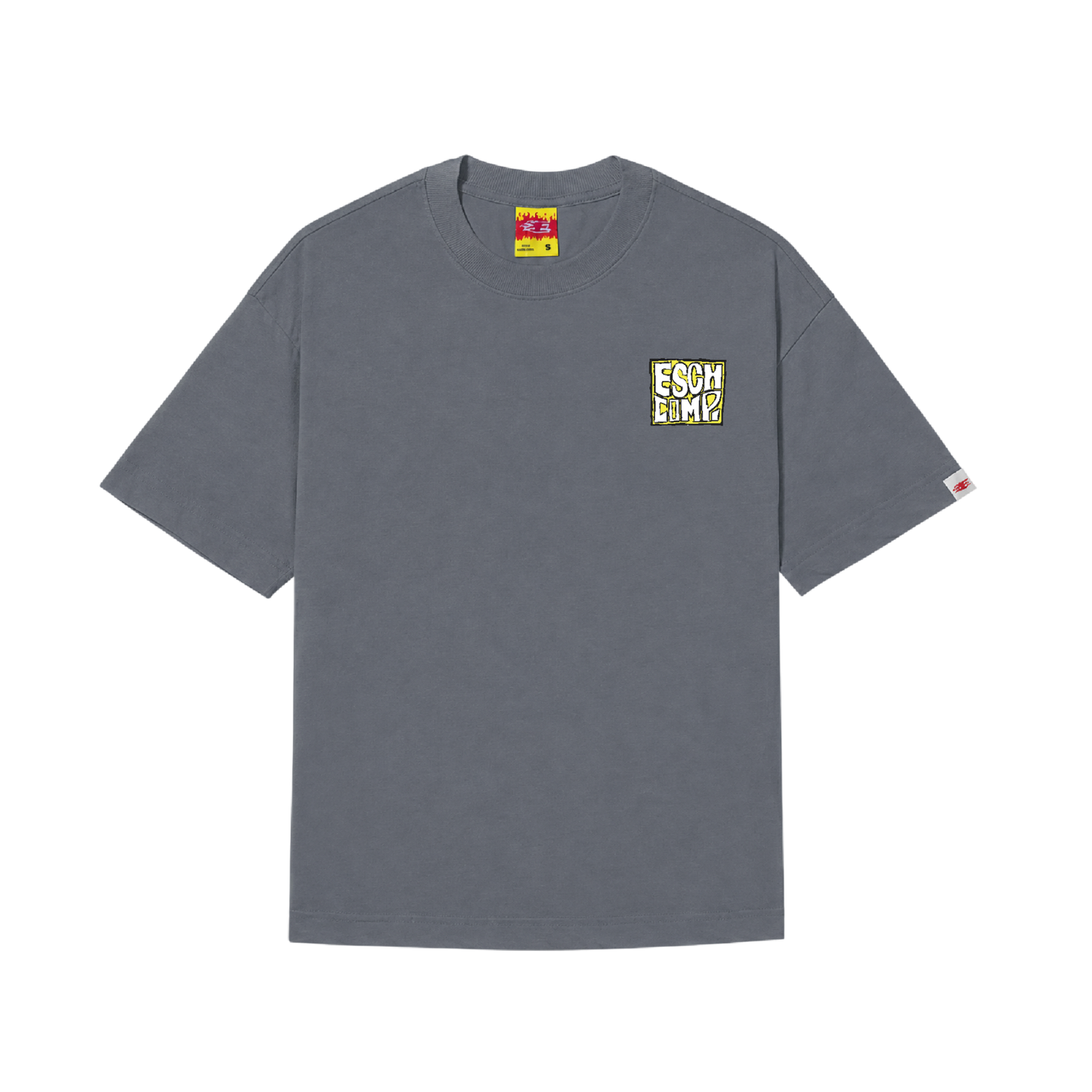 CAMISETA "SQUARE BOX" CINZA