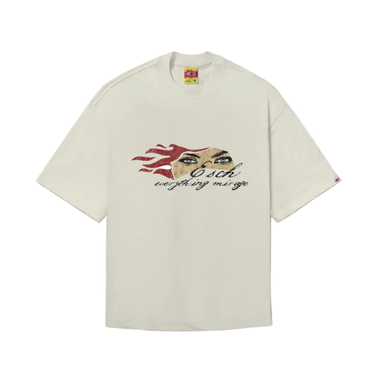 CAMISETA BOXY "MIRAGE" OFF WHITE