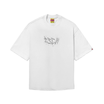 CAMISETA BOXY "ESPANTALHO" BRANCA