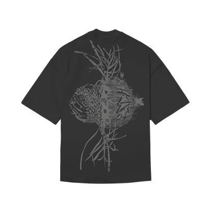 CAMISETA BOXY "ESPANTALHO" PRETA