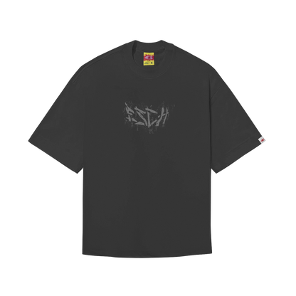 CAMISETA BOXY "ESPANTALHO" PRETA
