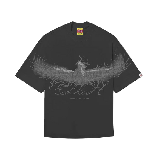 CAMISETA BOXY "FENIX" PRETA