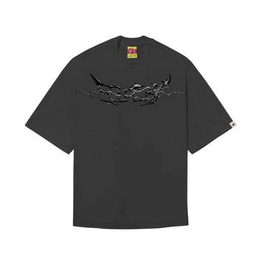 CAMISETA BOXY "TRIBAL-RAIO" PRETA