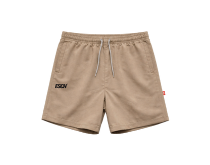 SHORT "SIDE CUT LOGO" BEGE