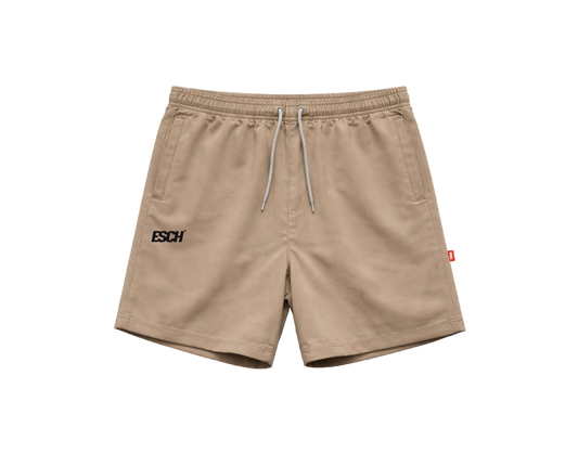 SHORT "SIDE CUT LOGO" BEGE