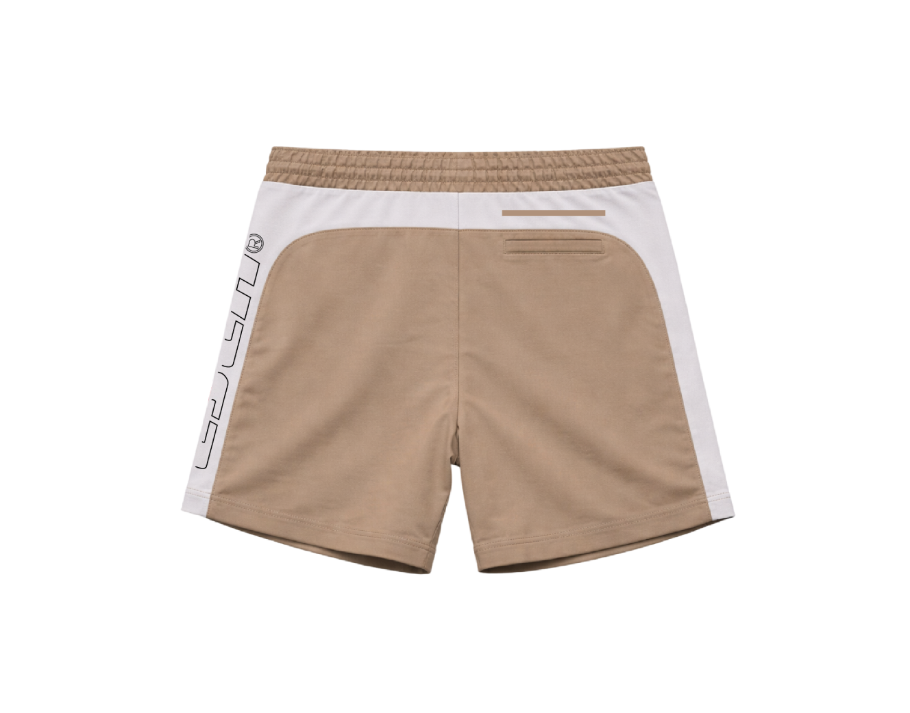 SHORT "SIDE CUT LOGO" BEGE