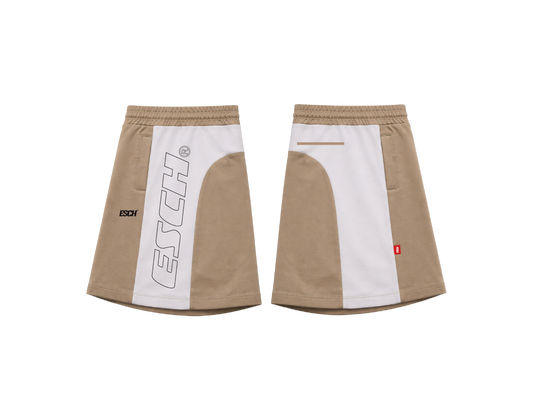 SHORT "SIDE CUT LOGO" BEGE