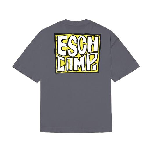 CAMISETA "SQUARE BOX" CINZA