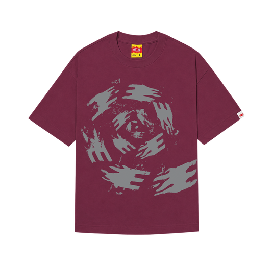 CAMISETA "LOGO ESPIRAL" ROXA