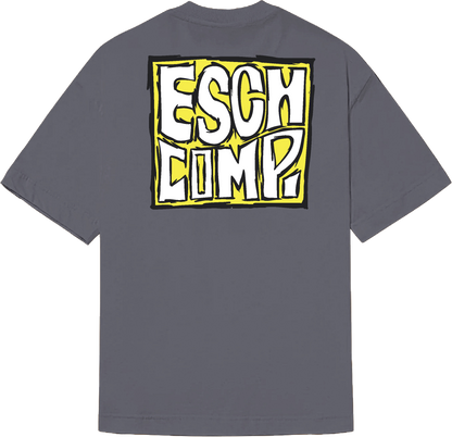 CAMISETA "SQUARE BOX" CINZA