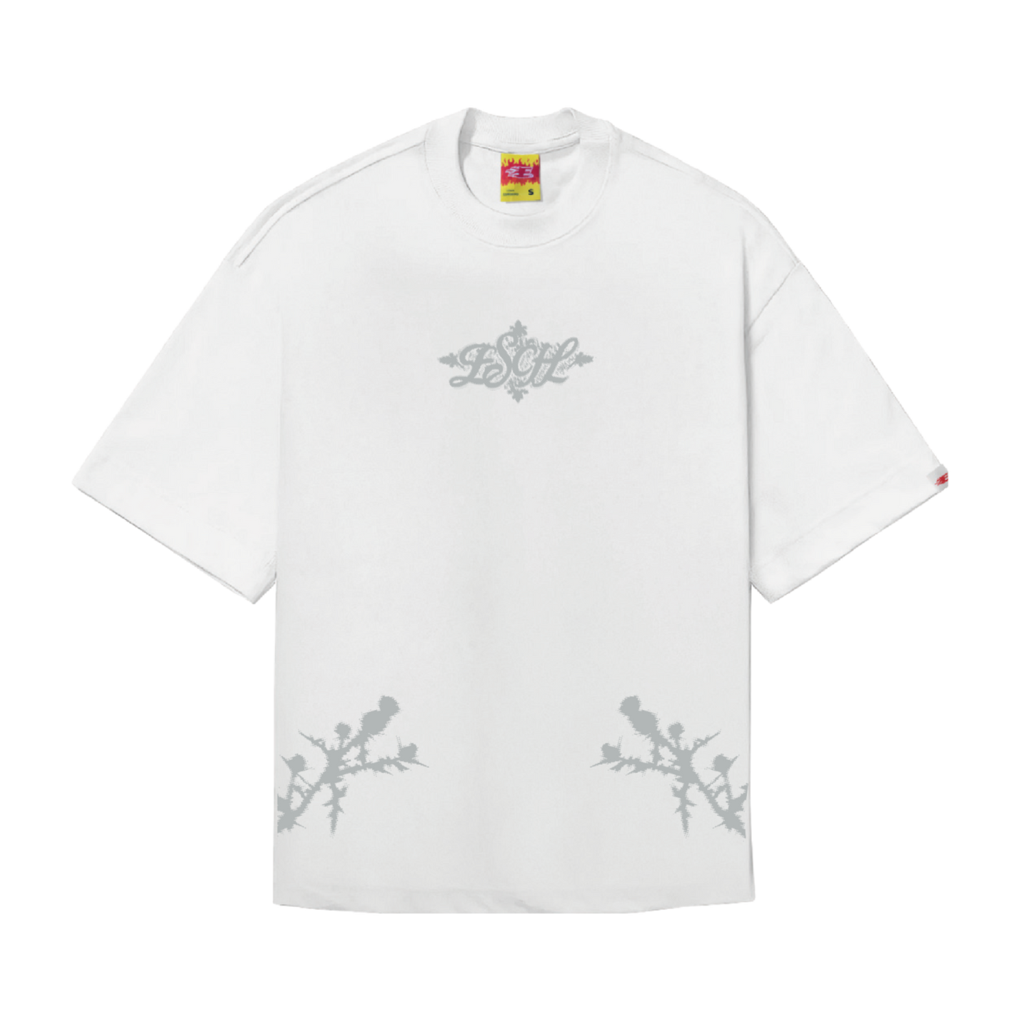 CAMISETA "FLORAL" BRANCA