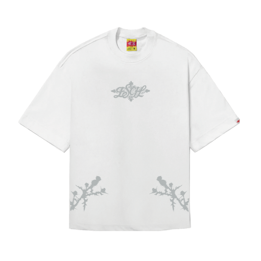 CAMISETA "FLORAL" BRANCA