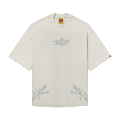 CAMISETA "FLORAL" OFF WHITE