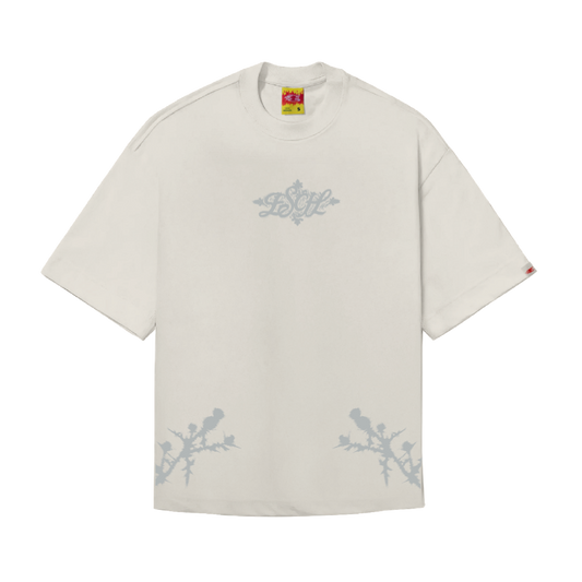 CAMISETA "FLORAL" OFF WHITE