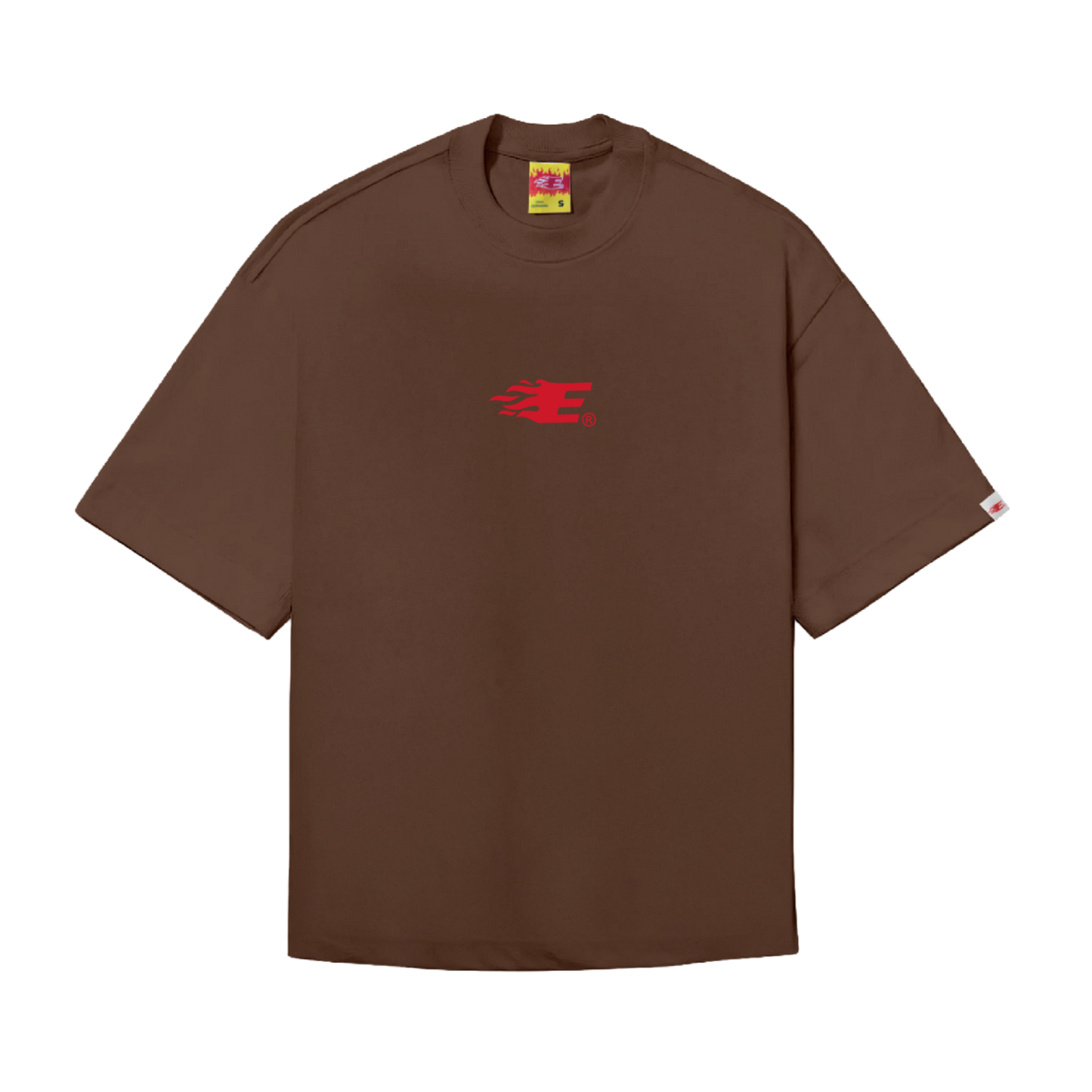 CAMISETA "FADED ICON" MARROM