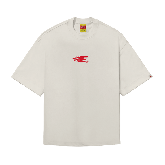 CAMISETA "FADED ICON" OFF WHITE