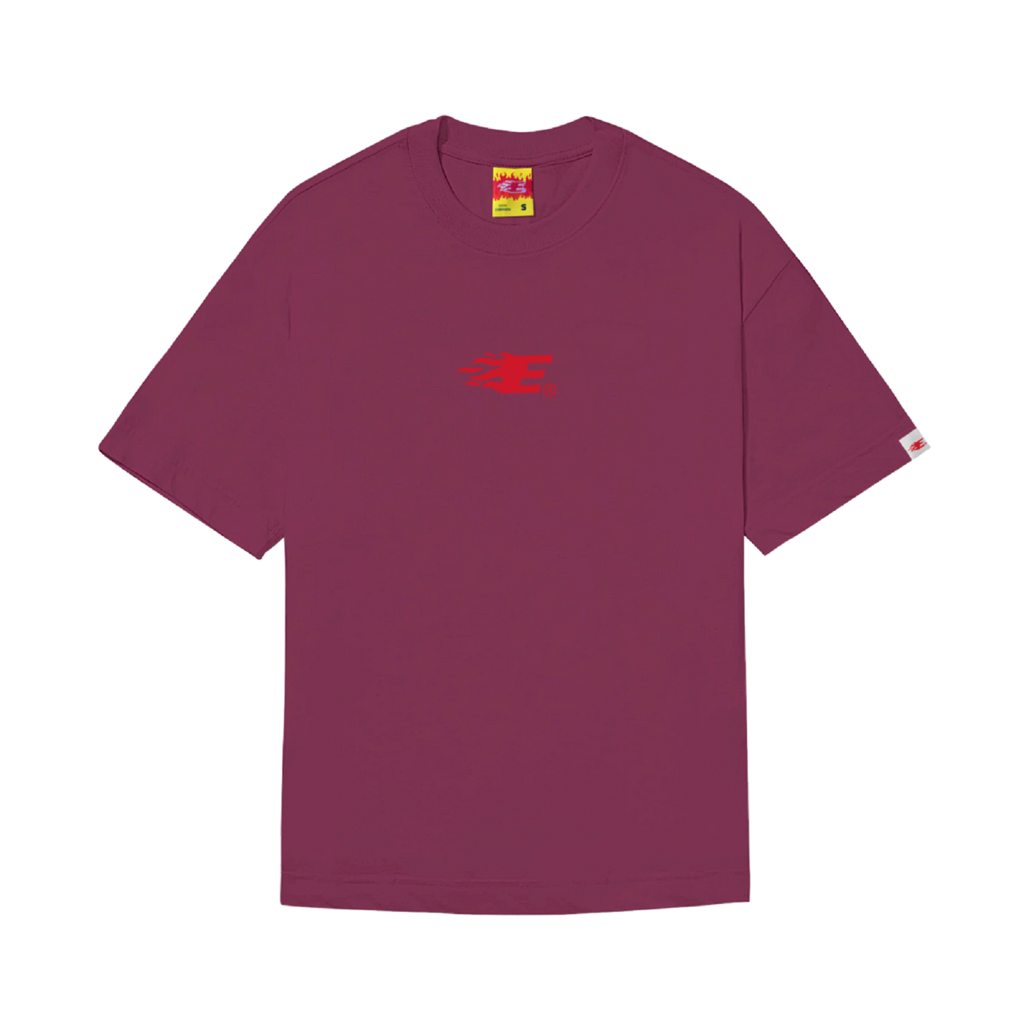 CAMISETA "FADED ICON" VINHO