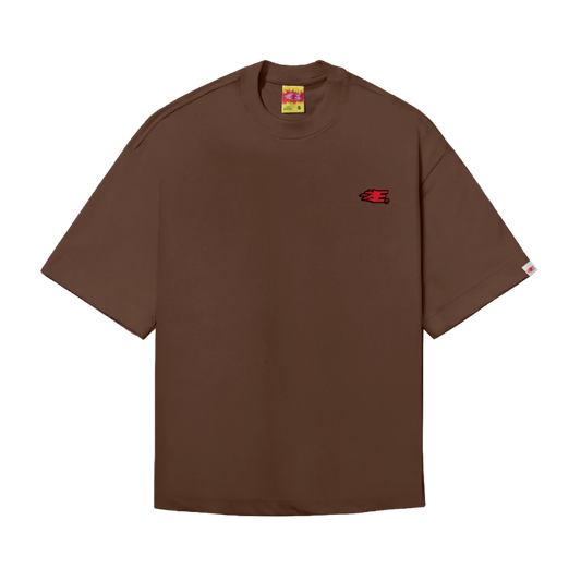 CAMISETA "BASIC" MARROM