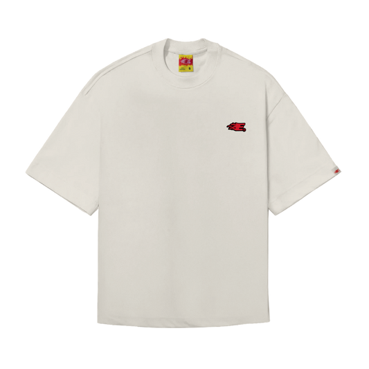 CAMISETA "BASIC" OFF WHITE